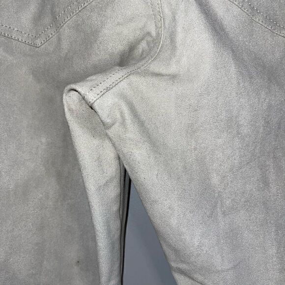 VTG Abercrombie & Fitch Suede Jegging in Cream | SZ 8 - Picture 13 of 16